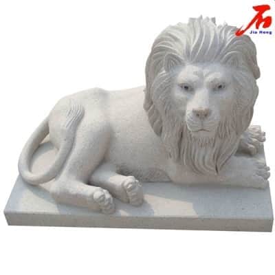 Hand Carved Granite Lion sculpture for Garden