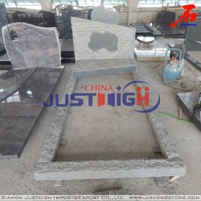 Good price for grey granite monument with good design