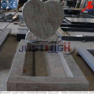 High quality new raw silk granite gravestone for sell