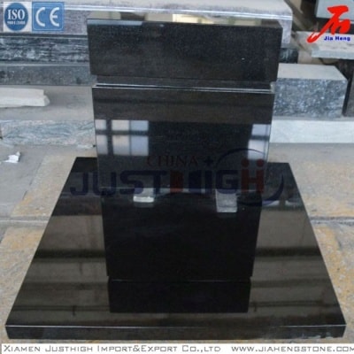 Shanxi Black Indian Black granite momorials tombstones gravestones