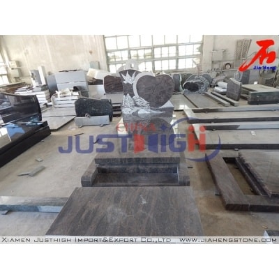 Best price customized granite headstones monument for graves manufacturer factory
