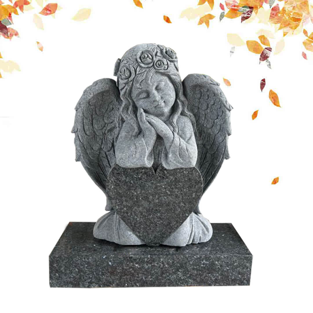 small headstone with heart shape2