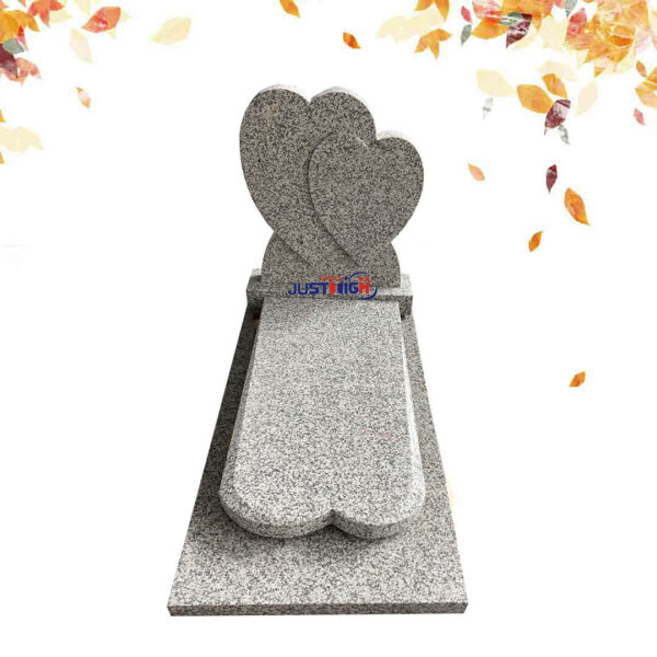 New g640 granite heart shape tombstone