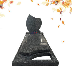 352-1 blue pearl granite tombstone