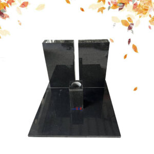 custom india black granite headstone wholesale