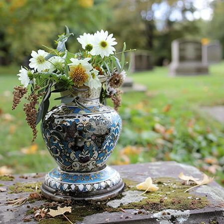 How_do_you_attach_a_vase_to_a_gravestone