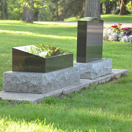 What is a pillow gravestone