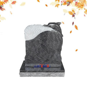 Upright Headstones dophin