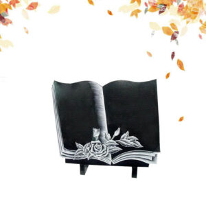 book shape granite plaque