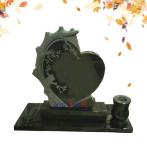 trunk heart shape headstone
