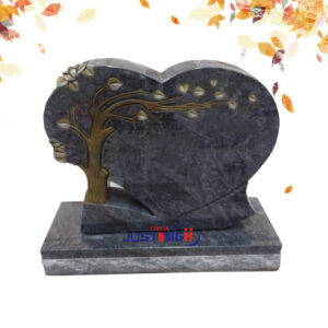 trunk shape heart shape headstone supplier