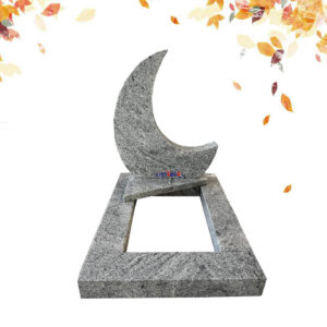 Westcast White granite headstone