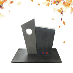 india black honed granite tombstone