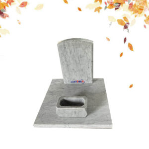 Carrara white headstone wholesale