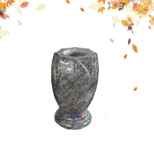 bahama blue cemetery headstone vases