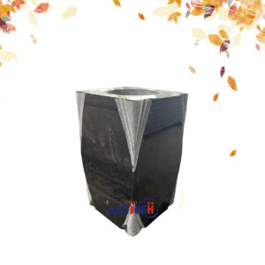 india black granite cemetery vase