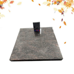 Himalaya Blue simple granite headstone design