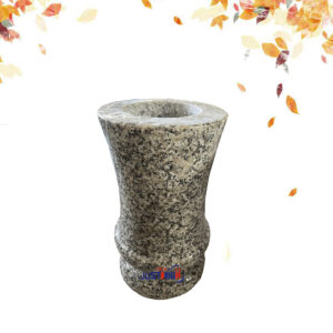 granite cemetery flower vases