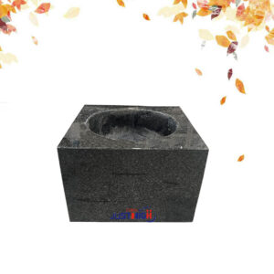 South Africa Black granite gravestone vases