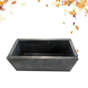 South Africa Black honed grave flower pots