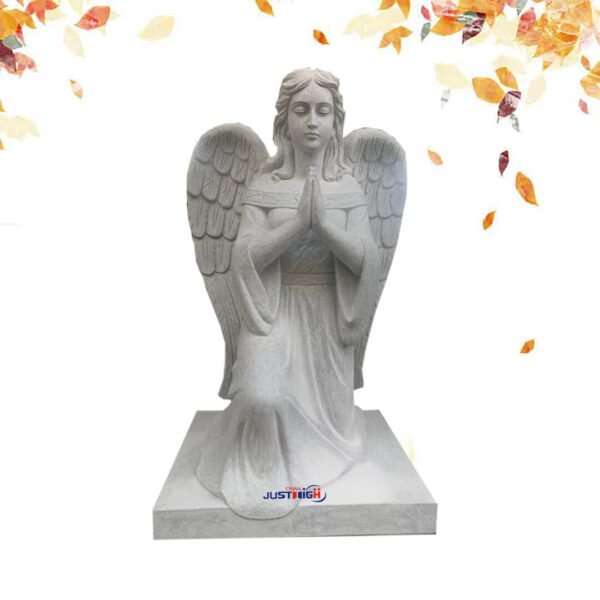 granite angel statue for headstone
