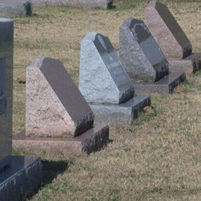 bevel granite headstones