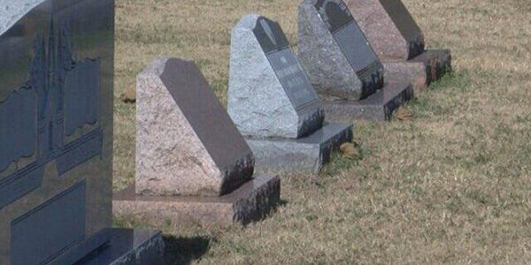 bevel granite headstones