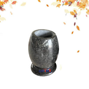 South Africa Black cemetery vase arrangements