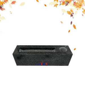 South Africa Black gravestone flower pots