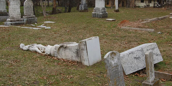 Why do gravestones fall over Why do gravestones fall over
