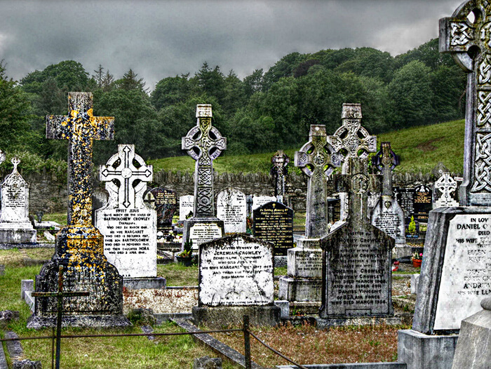 irish cross headstones2