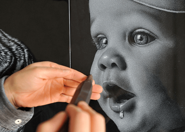 Tombstone Plaque Monument Shadow Carving Process