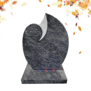 bahama blue CREAMation small headstone