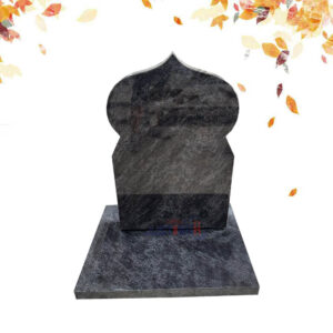 bahama blue Muslim Granite Tombstone factory