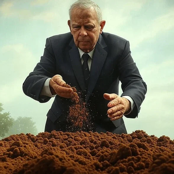 What is-the-symbolism-in-dropping-a-handful-of-dirt-into-the-grave-at-a-funeral