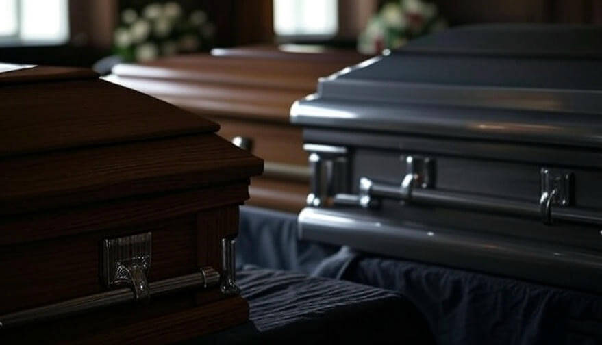 How much is a coffin vs casket