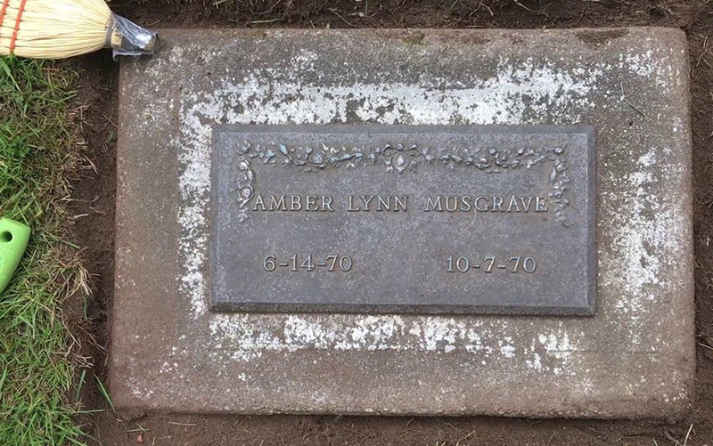 how to clean bronze headstone