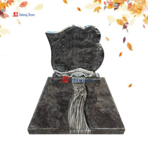 bahama blue granite headstone