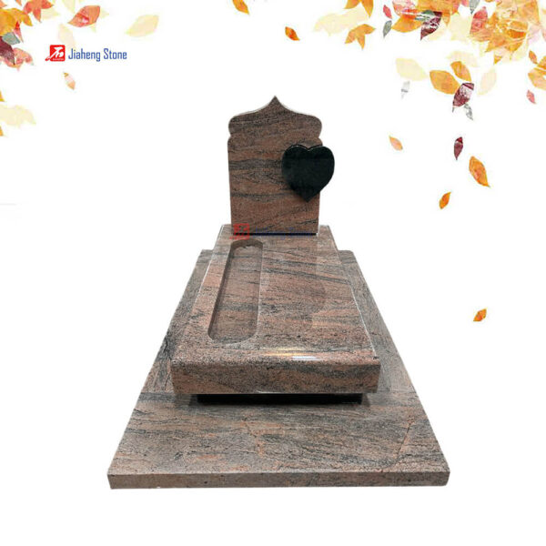 Granite Muslim style religious tombstone