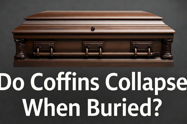 Do coffins collapse when buried