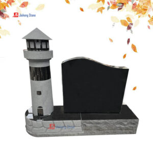 1570-1 india black Lighthouse-shaped headstone