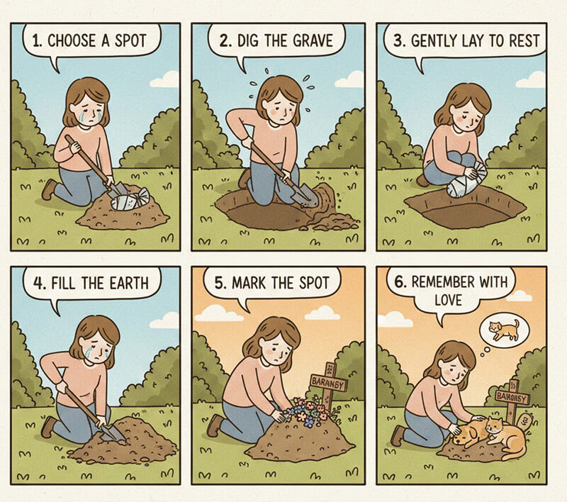 How deep does a grave for a dog need to be2