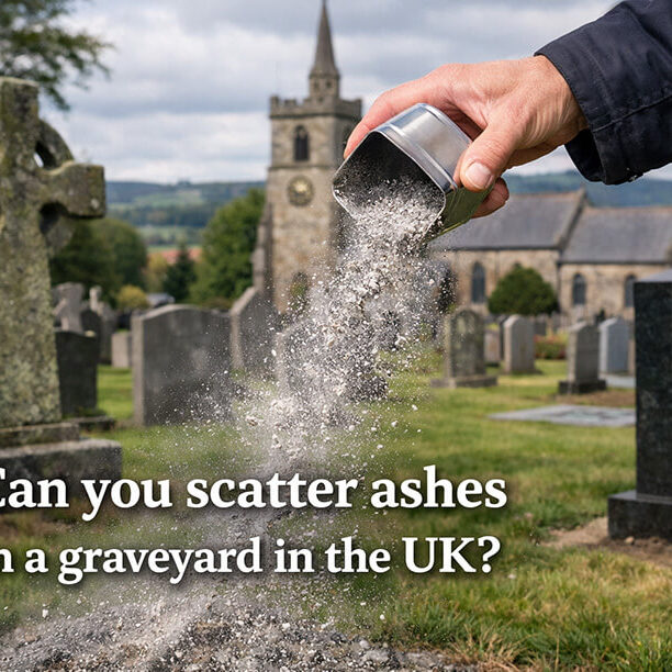 Can you scatter ashes in a graveyard in the UK