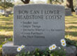 How can I lower headstone costs
