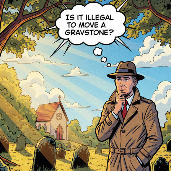 Is it illegal to move a gravestone Is it illegal to move a gravestone