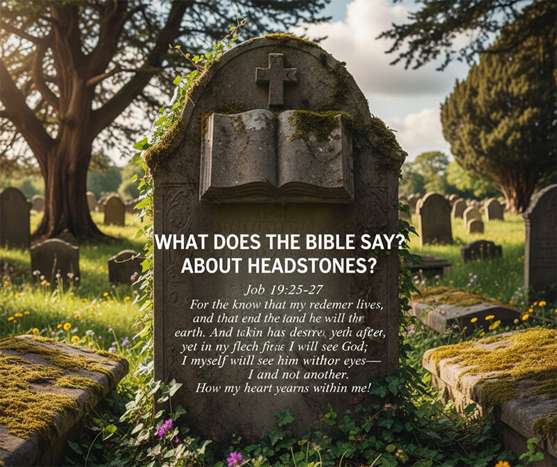 What does the Bible say about headstones2