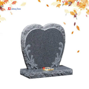 1588-1 Heart Shaped Floral Headstone