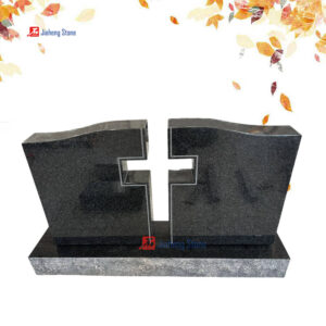1592-1 south africa black granite cross headstone
