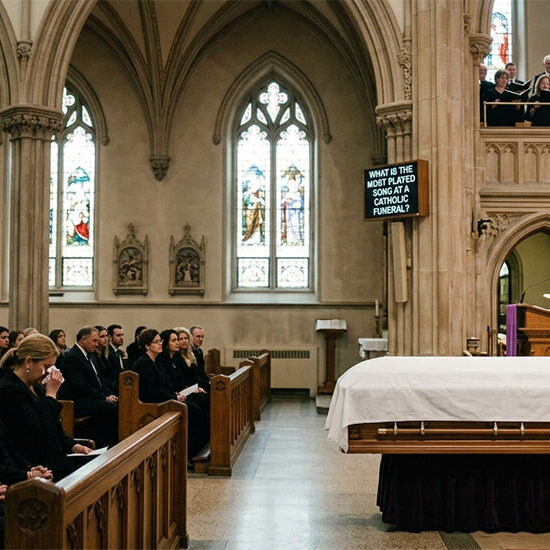 What is the most played song at a Catholic funeral2