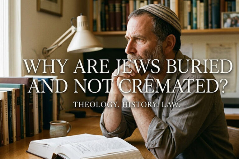 Why are Jews buried and not cremated